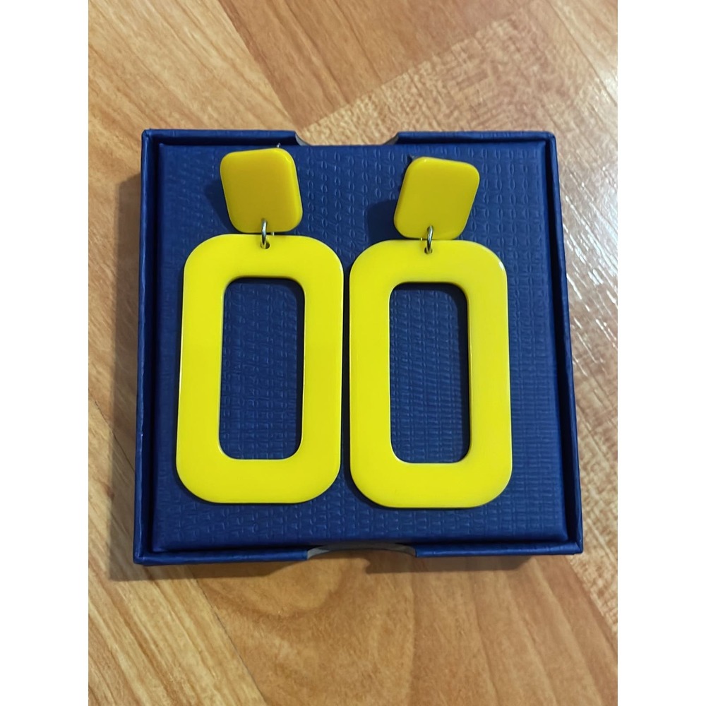 Yellow Handmade Earrings